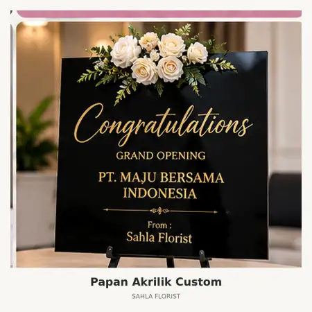 Papan Bunga Akrilik Surya Cipta Karawang